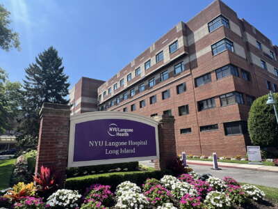 NYU Langone Long Island Hospital is seen in Mineola, New York, on July 28, 2025.