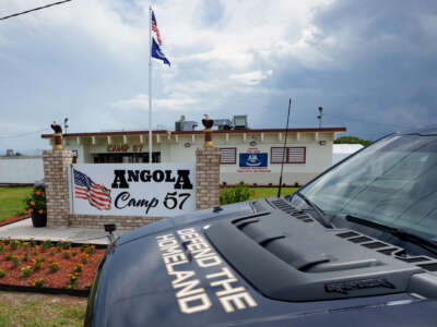 Camp 57 is seen at Angola Prison, the Louisiana State Penitentiary and America's largest maximum-security prison farm, in West Feliciana Parish, Louisiana, on September 3, 2025.