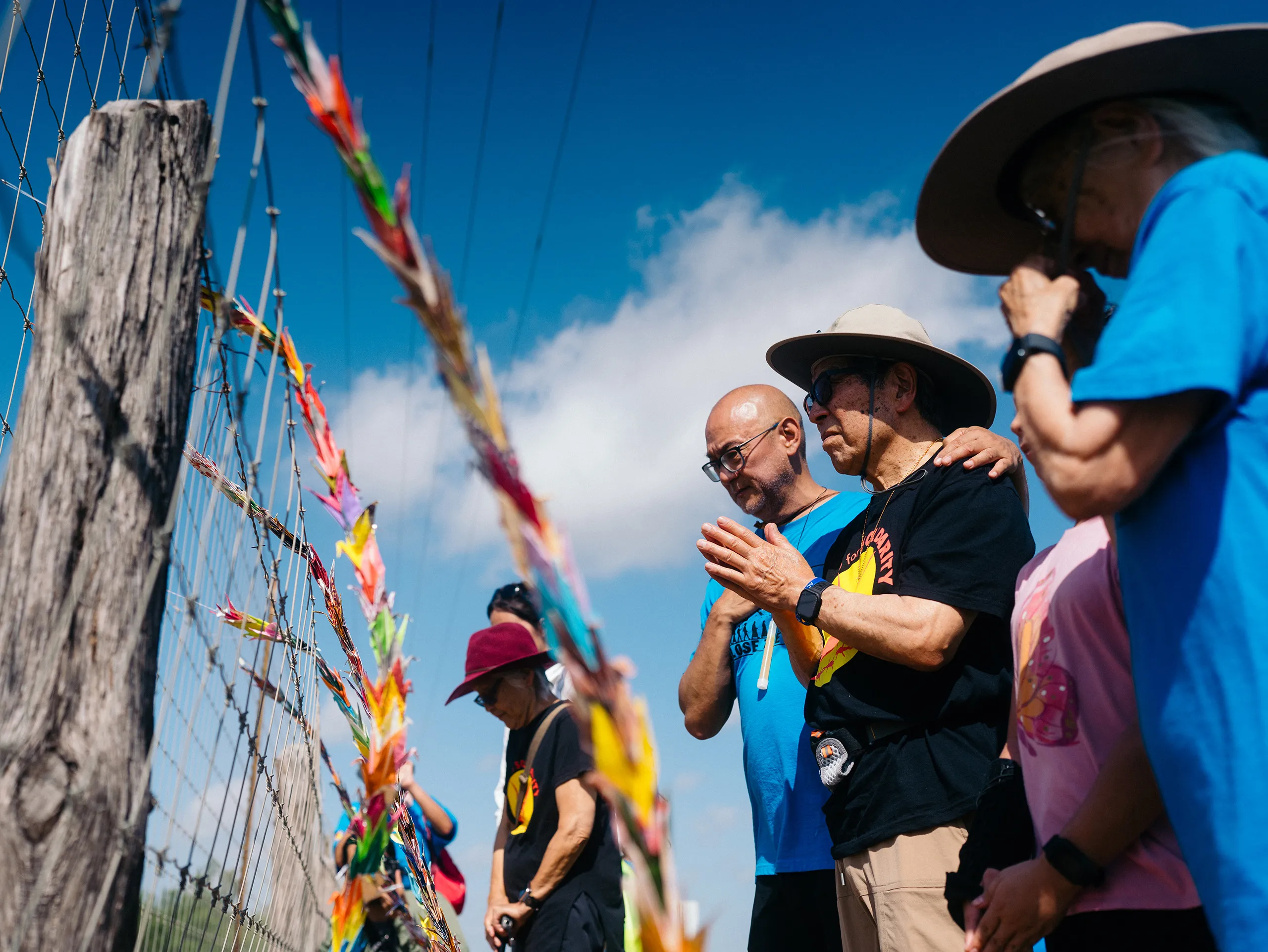 Japanese Internment Survivors Gather to Demand Closure of Texas ICE Jail