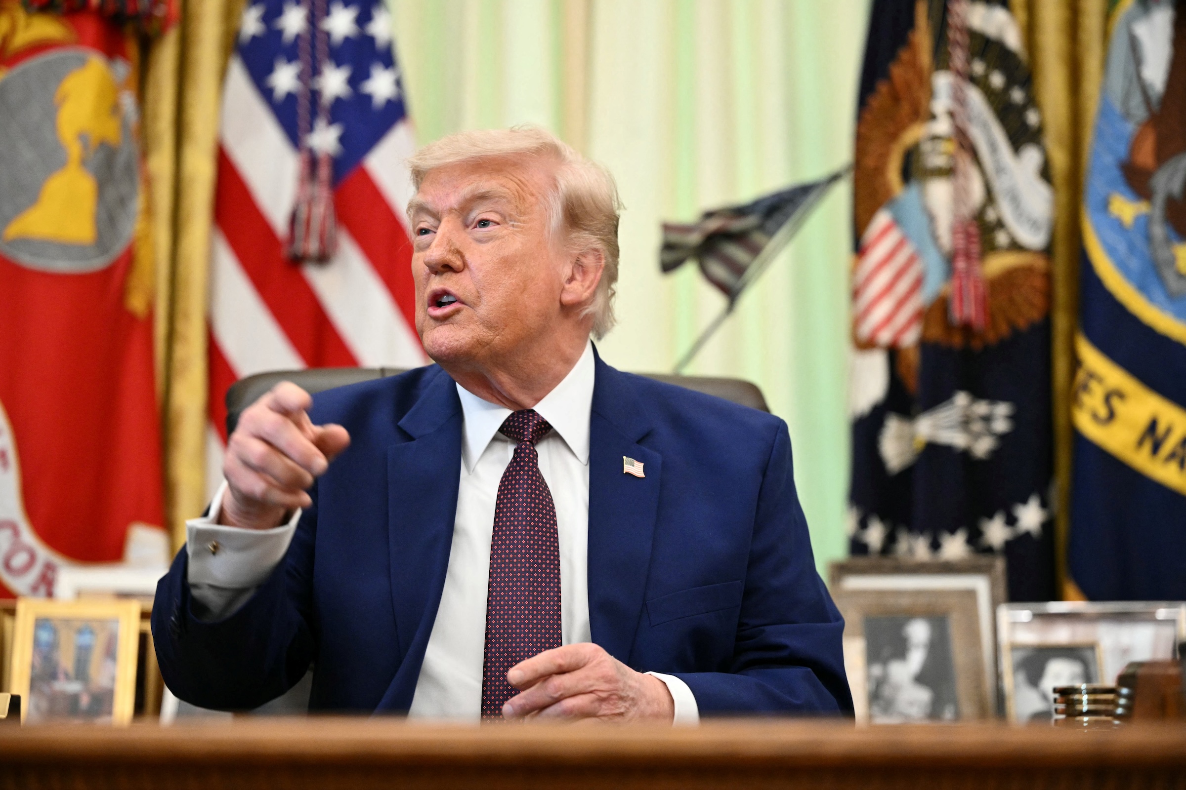 Trump Says a Ceasefire in the Middle East Means “Shooting in a Moderate Manner”
