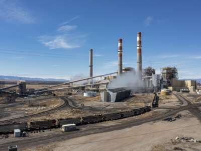 The Comanche Generating Station, a coal-fired power plant owned by Xcel Energy, in Pueblo, Colorado.