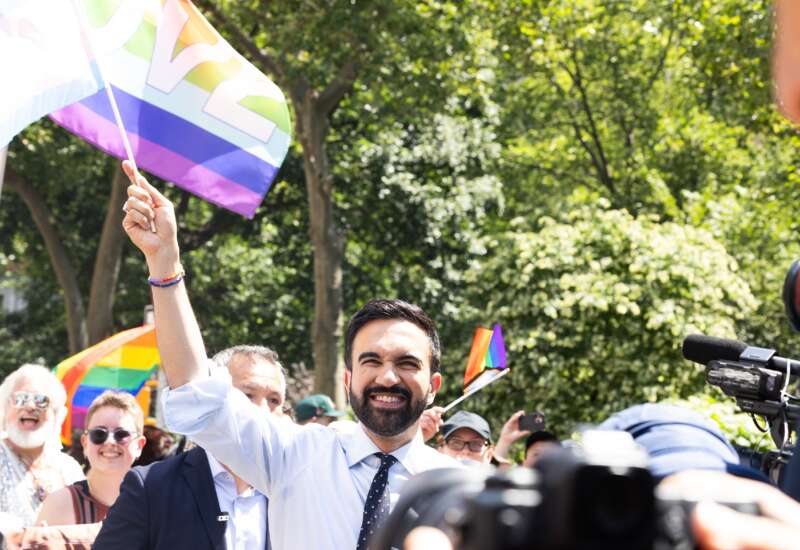 New York City mayor Zohran Mamdani (then-Mayoral candidate) is seen at the 2025 NYC Pride March on June 29, 2025, in New York, New York.