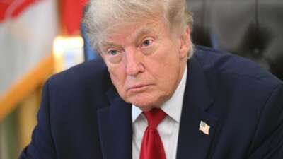 President Donald Trump speaks after signing a presidential memo on pollution control in vehicles at the Oval Office of the White House in Washington, D.C., on June 29, 2026.