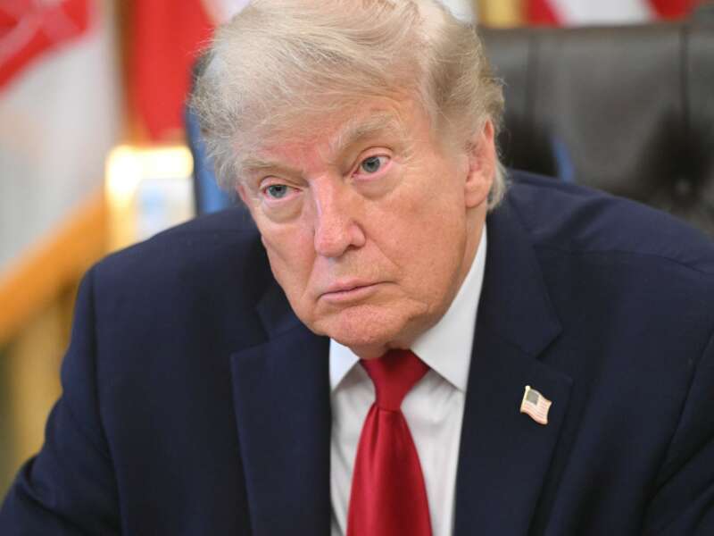 President Donald Trump speaks after signing a presidential memo on pollution control in vehicles at the Oval Office of the White House in Washington, D.C., on June 29, 2026.