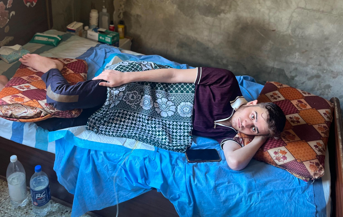 Gaza Soccer Player Who Dreamed of Competing in World Cup Can Now Barely Watch It