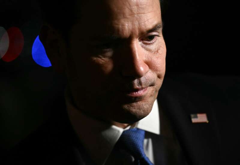 U.S. Secretary of State Marco Rubio speaks to reporters before departing from Joint Base Andrews in Maryland on July 19, 2026. Secretary Rubio is traveling to Manila, Philippines to attend the 59th ASEAN Foreign Ministers' Meeting and related meetings.