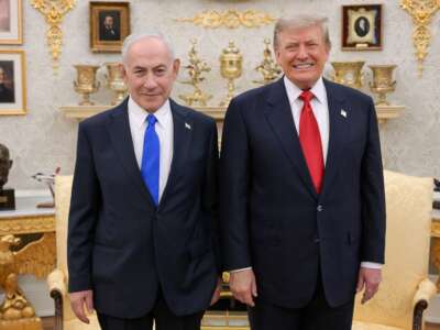 Israeli Prime Minister Benjamin Netanyahu and President Donald Trump met in the White House in a meeting closed to the press on July 28, 2026, ahead of Sen. Lindsey Graham's funeral.