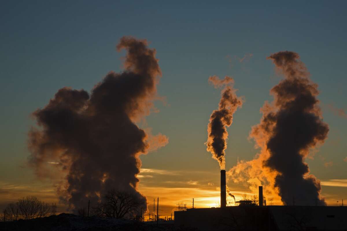 Xcel Energy's Cherokee Generating Station near Denver, Colorado. Originally a coal-fired electricity-generating plant, it was converted to use natural gas.