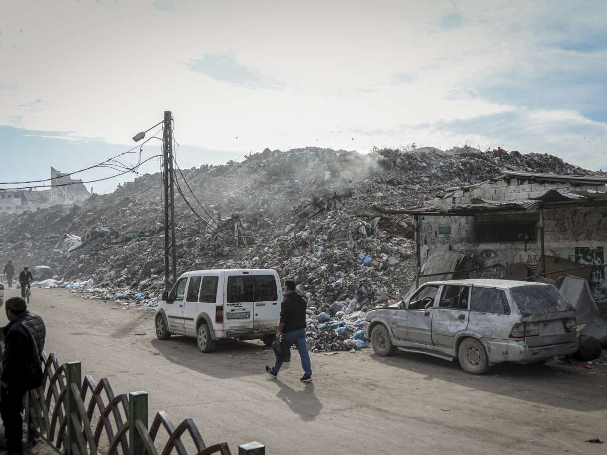 Gaza’s Streets and Markets Have Become Dumping Grounds for Medical Waste