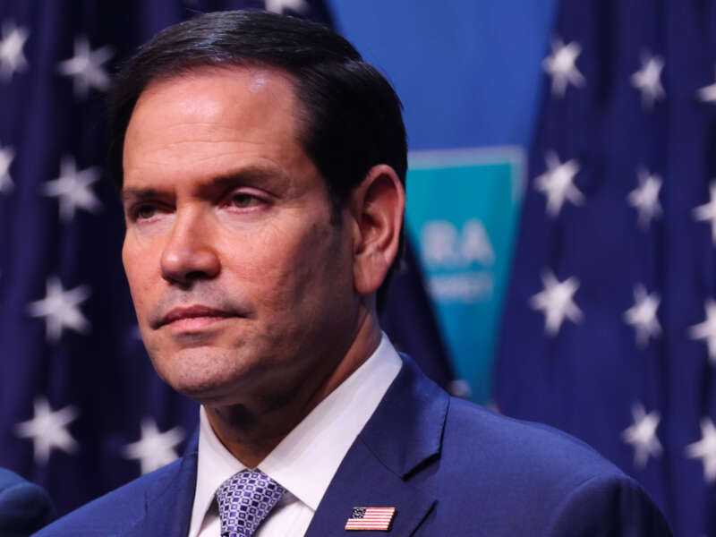 United States Secretary of State Marco Rubio attends a press conference during the 2026 NATO Ankara Summit in Ankara, Turkey, on July 8, 2026.
