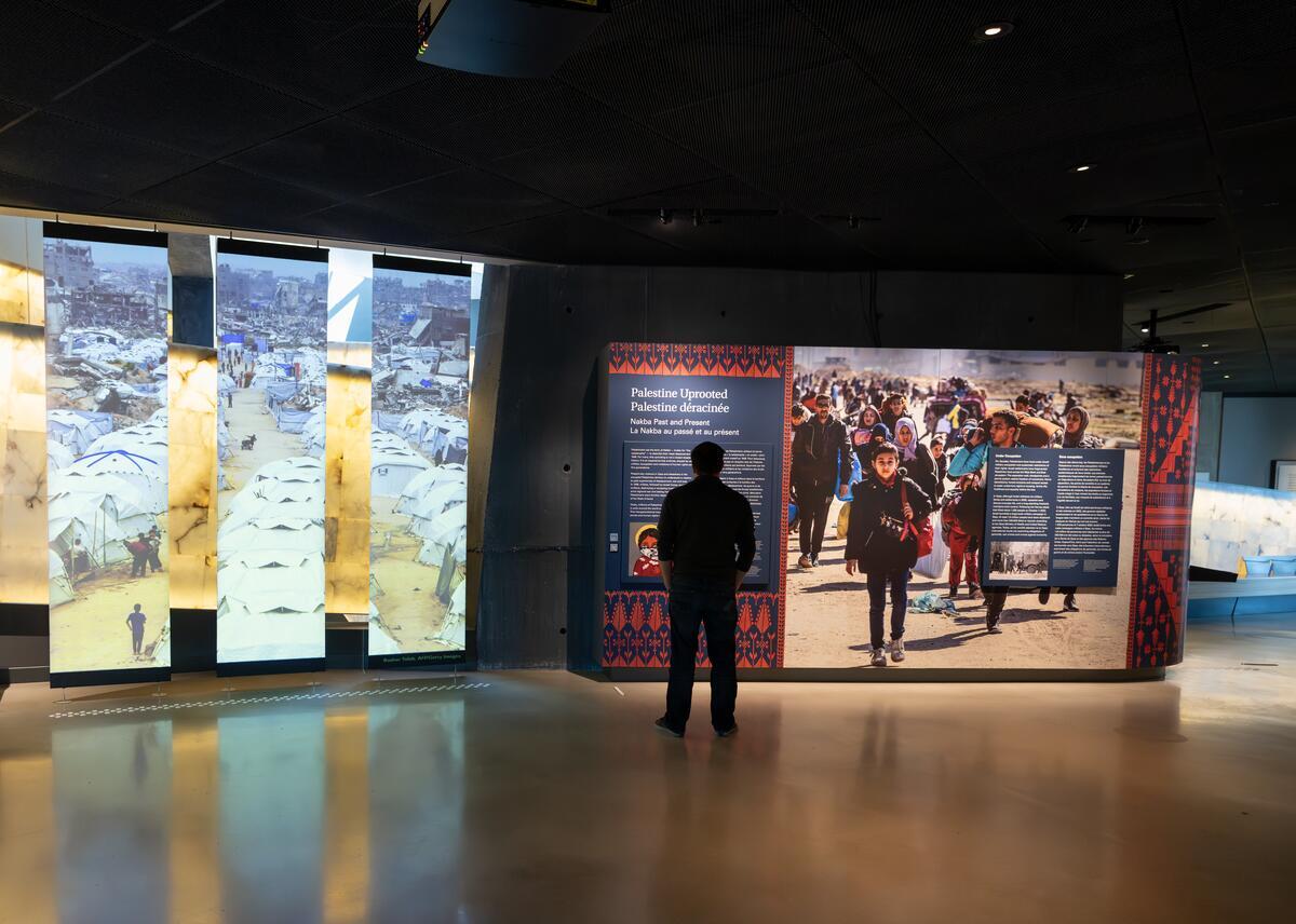 The exhibit, called Palestine Uprooted: Nakba Past and Present, will run until 2028.