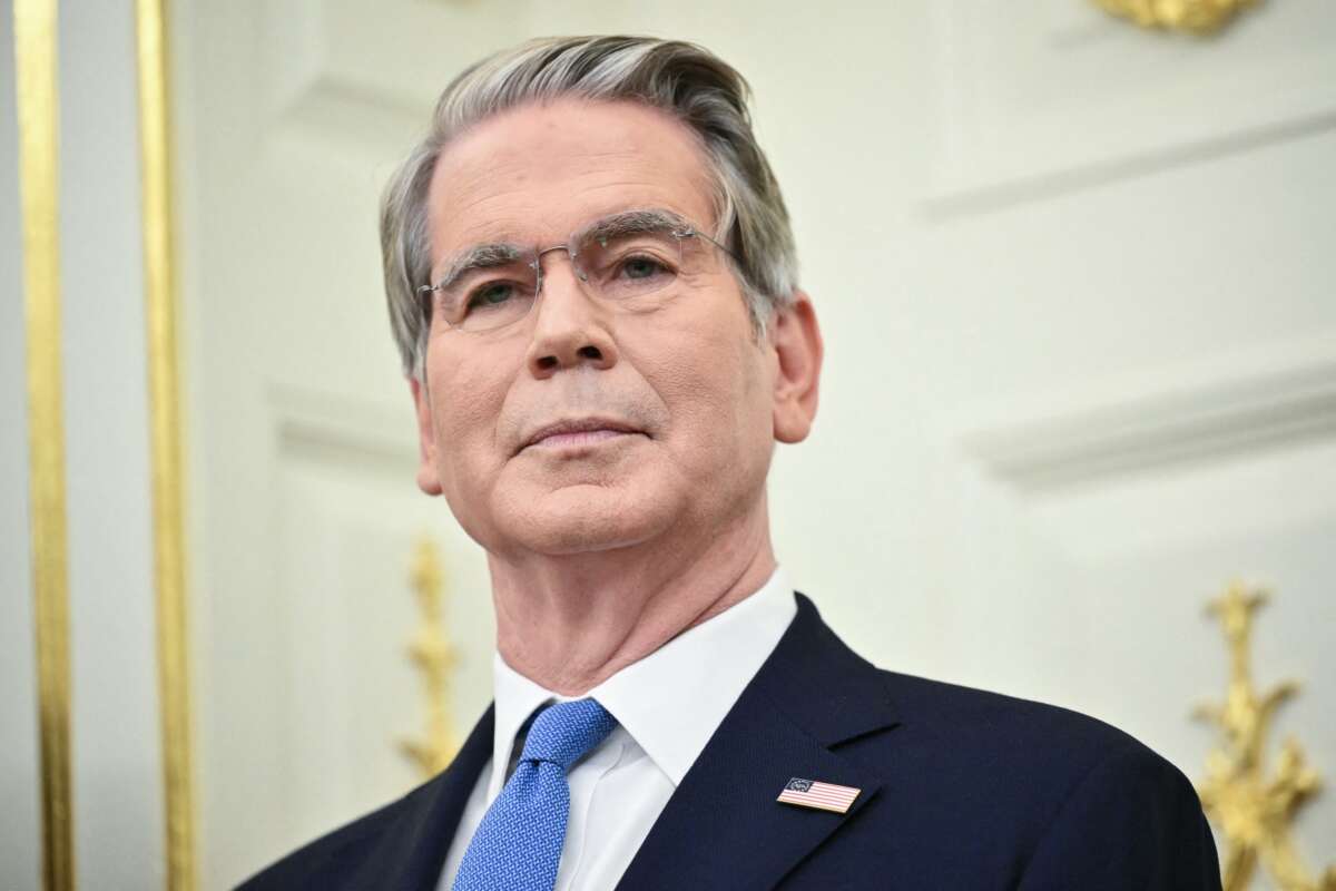 Secretary of Treasury Scott Bessent in the Oval Office of the White House in Washington, D.C., on July 6, 2026.