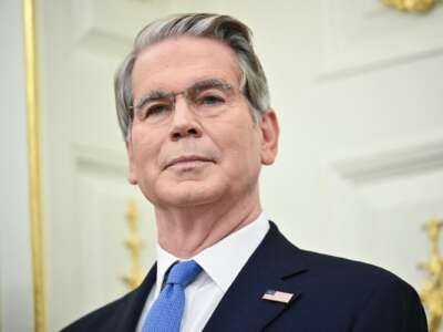 Secretary of Treasury Scott Bessent in the Oval Office of the White House in Washington, D.C., on July 6, 2026.