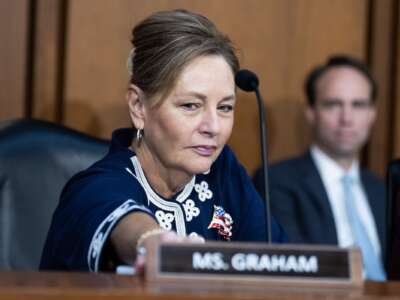 Sen. Darline Graham (R-South Carolina) arrives for a Senate Judiciary Committee markup on Thursday, July 23, 2026.