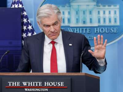 Administrator for the Centers for Medicare & Medicaid Services Dr. Mehmet Oz answers questions during a press conference in the Brady Press Briefing Room at the White House on June 2, 2026 in Washington, D.C.