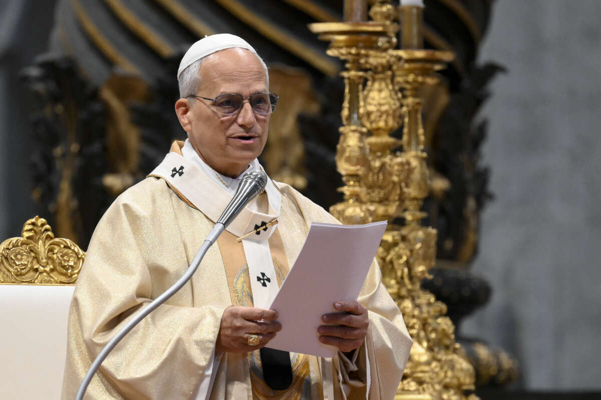 Pope Leo XIV ordains a group of 10 priests at Mass in St. Peter's Basilica as the Church celebrated the World Day of Prayer for Vocations on April 26, 2026 in Vatican City, Vatican. As he prayed the Regina Caeli in St. Peter’s Square on Sunday, Pope Leo XIV called for the responsible use of nuclear energy. His appeal came on the 40th anniversary of the Chernobyl nuclear disaster, which he said “marked the conscience of humanity.”
