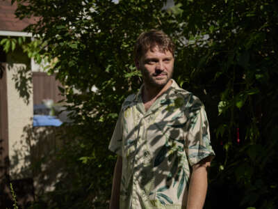Cameron Kennedy poses for a photo near his home in Minneapolis, Minnesota, on June 18, 2026.