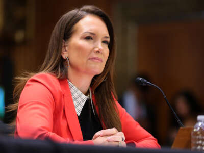 U.S. Secretary of Agriculture Brooke Rollins testifies during a Senate Appropriations Committee hearing in the Dirksen Senate Office Building on Capitol Hill on July 21, 2026, in Washington, D.C.