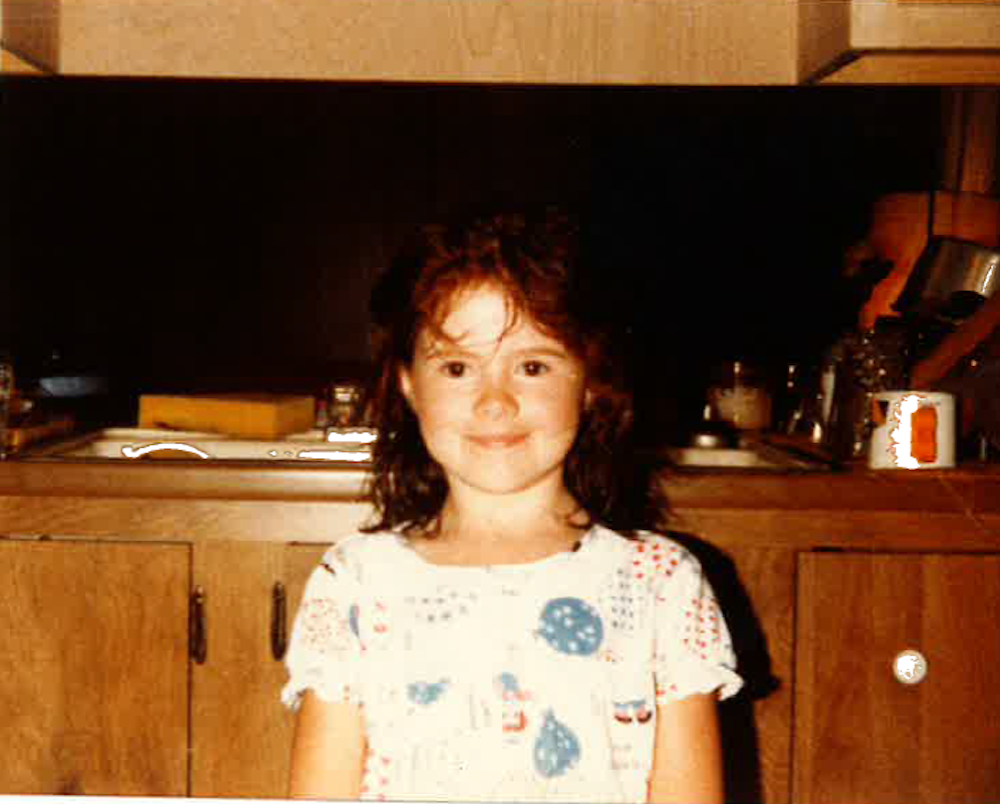 Christa Pike saat kecil.