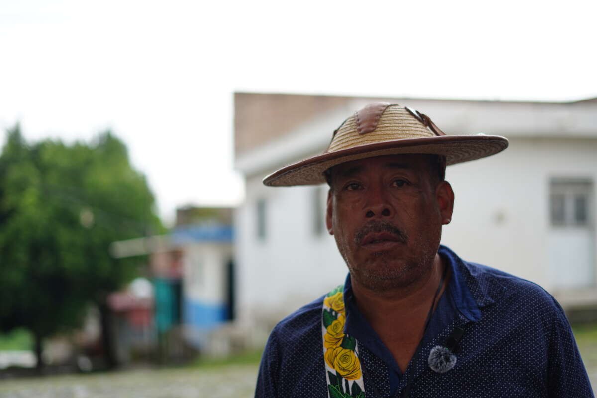 Florentino Rodríguez Bustamante, a Naayeri comunero from El Nayar, Nayarit.