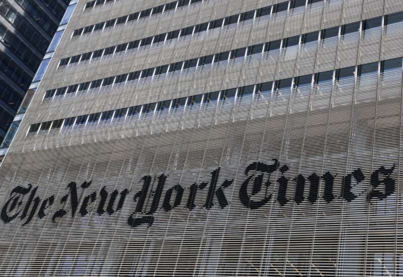 The New York Times building in New York City on July 16, 2024.