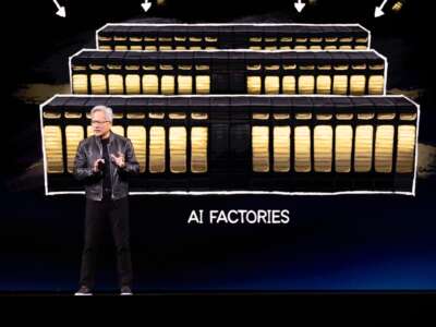 Nvidia CEO Jensen Huang speaks during a keynote address at Nvidia's GTC Conference on March 16, 2026, in San Jose, California.
