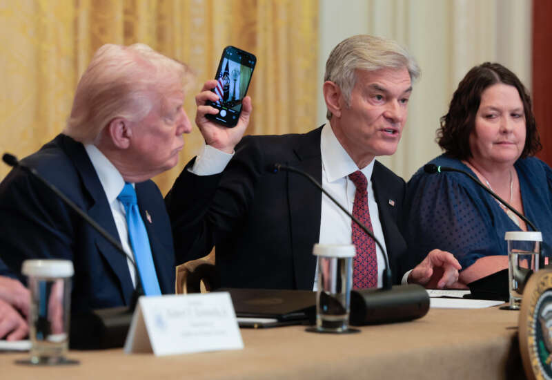Administrator for the Centers for Medicare & Medicaid Services Mehmet Oz speaks during an event on Health Technology in the East Room of the White House as U.S. President Donald Trump and Acting Administrator of the United States Department of Government Efficiency Amy Gleason listen on July 30, 2025, in Washington, D.C. The event titled “Remarks On Making Health Technology Great Again” was held to discuss new efforts by tech companies to manage Americans' health records.