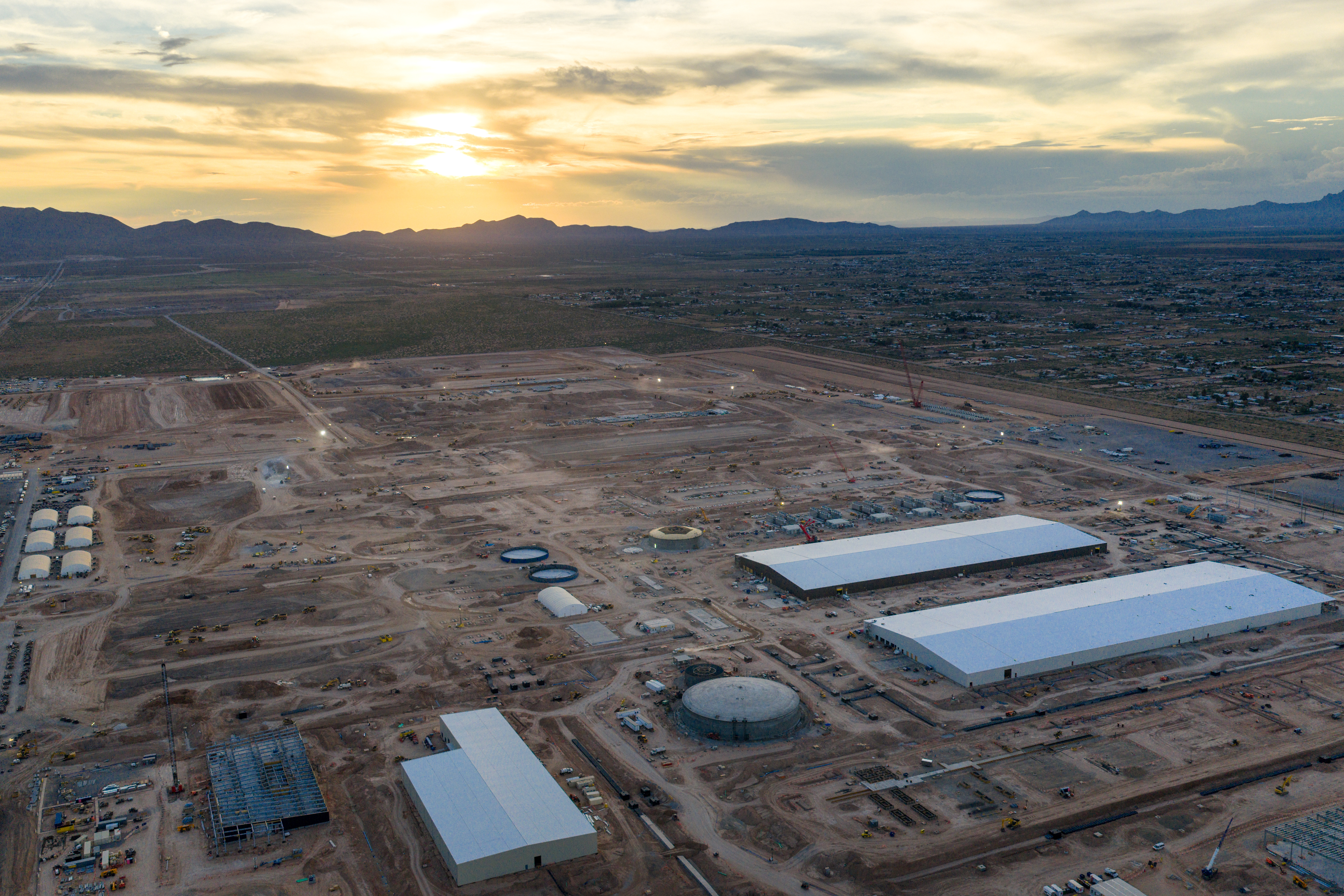 The Meta El Paso Data Center, a $10 billion Meta project occupying approximately 1,000 acres, is seen on August 13, 2026, in El Paso, Texas.