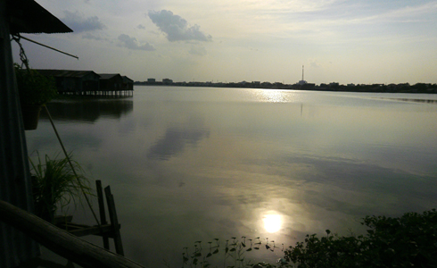 Sunset in Cambodia