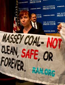 Protesters Crash Massey Energy Lunch, but Don