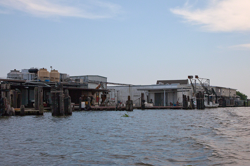 Nunez Seafood, a processing plant for shrimpers in Lafitte.