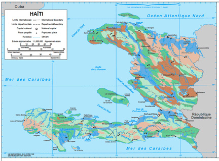 Map showing subterranean water supplies.