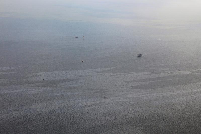 Gulf oil clean-up operations. Photo by Erika Blumenfeld