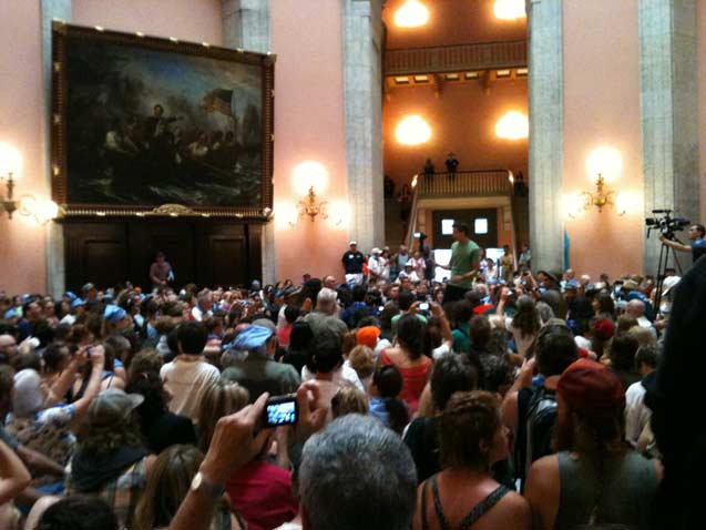 Ohio fracking protest