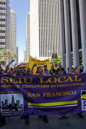 Large Group of Protesters.