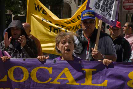 Protesters.