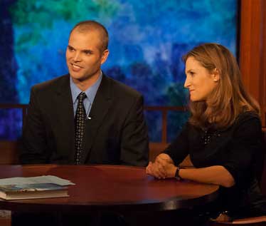 Journalists Matt Taibbi and Chrystia Freeland discuss how far America’s super-rich will go to keep the One Percent in charge. (Photo: Moyers & Company)