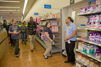 Striking Walmart workers