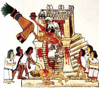 A typical day in the life of an Aztec native.
