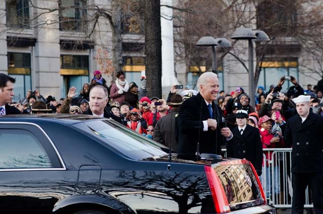 Biden, Inauguration motorcade