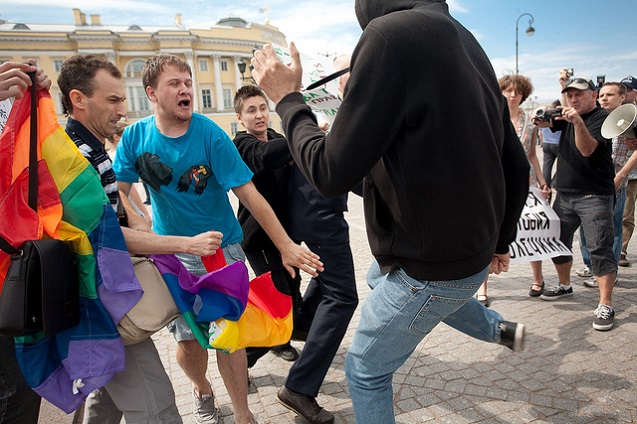 Gay Pride in St. Petersburg, Russia. (Photo: <a href=
