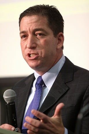 Glenn Greenwald speaking at the Young Americans for Liberty's Civil Liberties tour at the University of Arizona in Tucson, Arizona. (Photo: <a href=