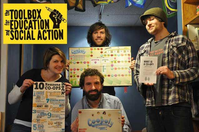 The Toolbox for Education and Social Action created Co-opoly. (Photo: TESA)