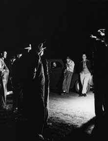 Night Strike Meeting at the Crossroads, Hansel Mieth and Otto Hegel, San Joaquin Valley, California, 1936.