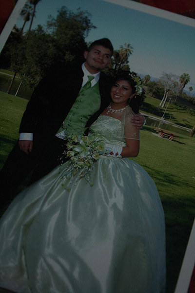 Carlos Oliva-Sola, and an unnamed date at a Quinceanera. (Photo: Daniel Ross)