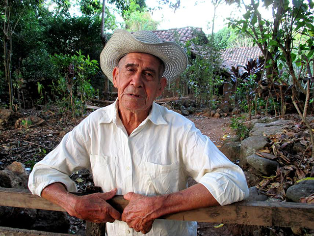 Felipe Orellana, 85, is worried mining would displace local residents. (Photo: Sandra Cuffe)