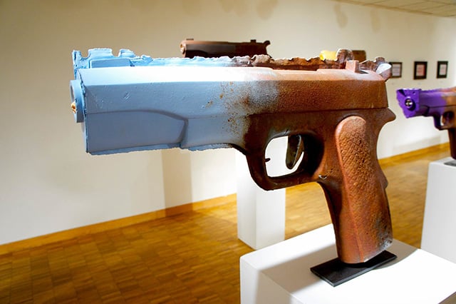 For every handgun, there is a victim. (Photo: Dominic Sansone)