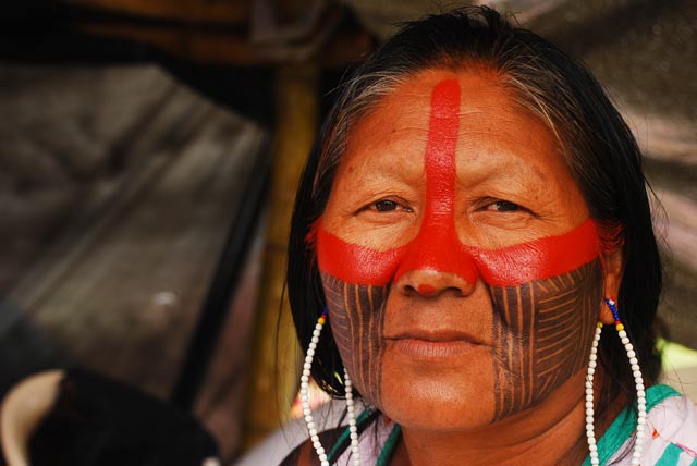 Indigenous women leaders were present to denounce violations of human rights suffered by indigenous people. (Photo: Santiago Navarro F.)