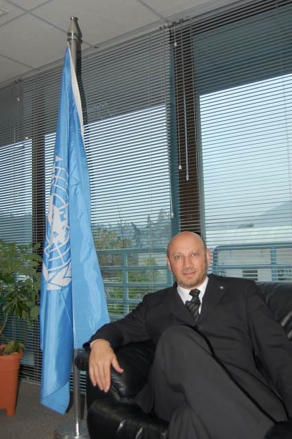 FAO regional representative Raúl Benítez at his office in the agency's regional office in Santiago. (Photo: Marianela Jarroud/IPS)