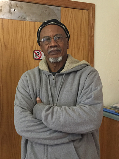 Idris Idris (above) said he and his friends at the Iowa City Mosque have not personally faced any Islamophobic attacks in the run-up to the Iowa Caucus. (Photo: Morgan Frances Gilbard)